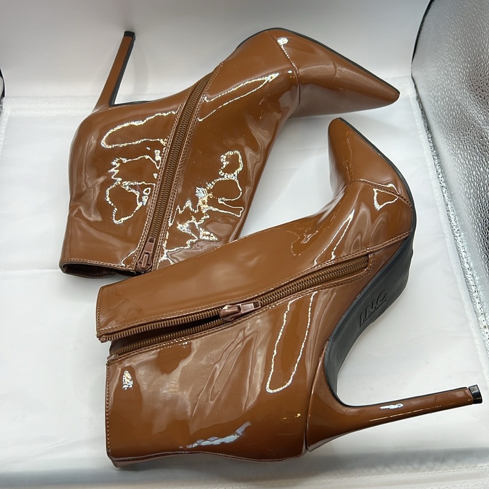 INC Katalina Brown Booties size 10 NWOB - Picture 7 of 11